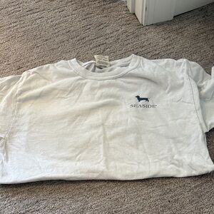 Seaside White T-Shirt with Dog Logo Boys